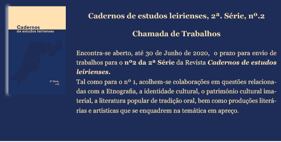 Chamada de trabalhos Cadernos 2 2