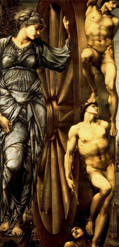 Edward Burne Jones A Roda da Fortuna 1883