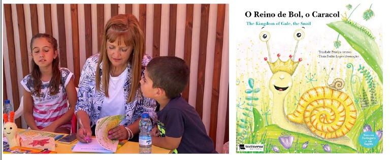 Lançamento Caracol 2 de Julho.jpg com capa do livro