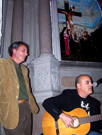 Carlos Pires com o irmão, João Pires (viola)